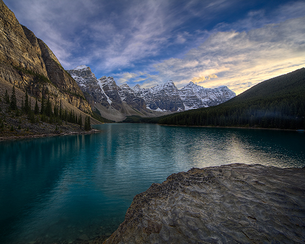 On the Rocks, Moraine Lake by Royce Howland